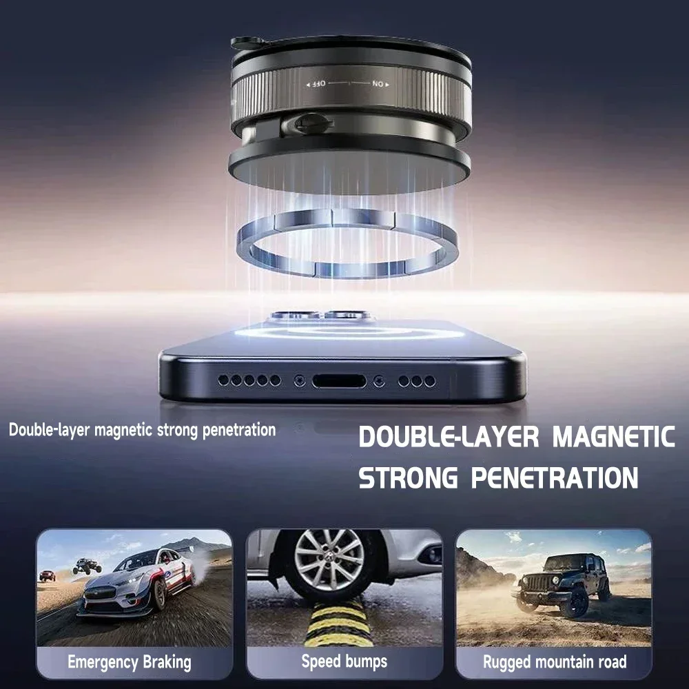 Upgraded 360°Vacuum Magnetic P - Car Phone Holder recension och pris