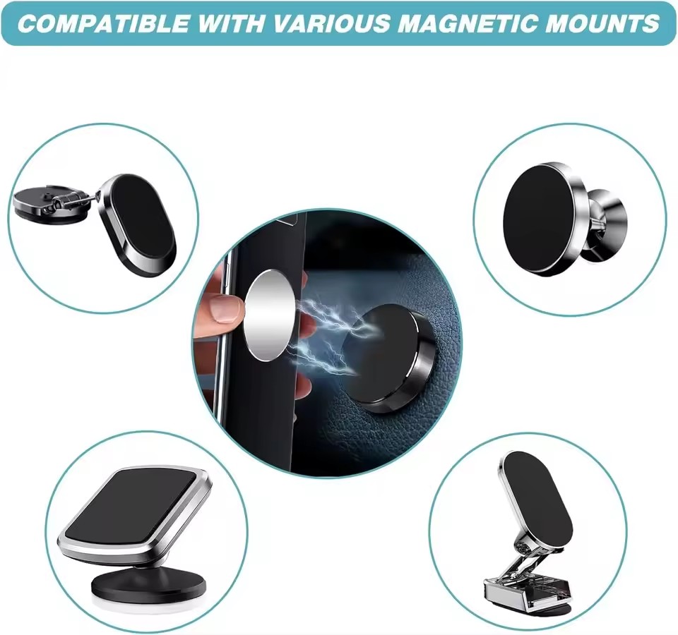 1/50Pcs Magnetic Metal Plate F - Car Phone Holder recension och pris
