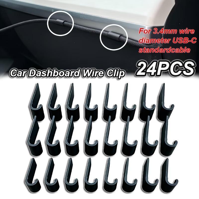 24Pcs 3.4mm Car Cable Organize - Car Cable Organizer recension och pris