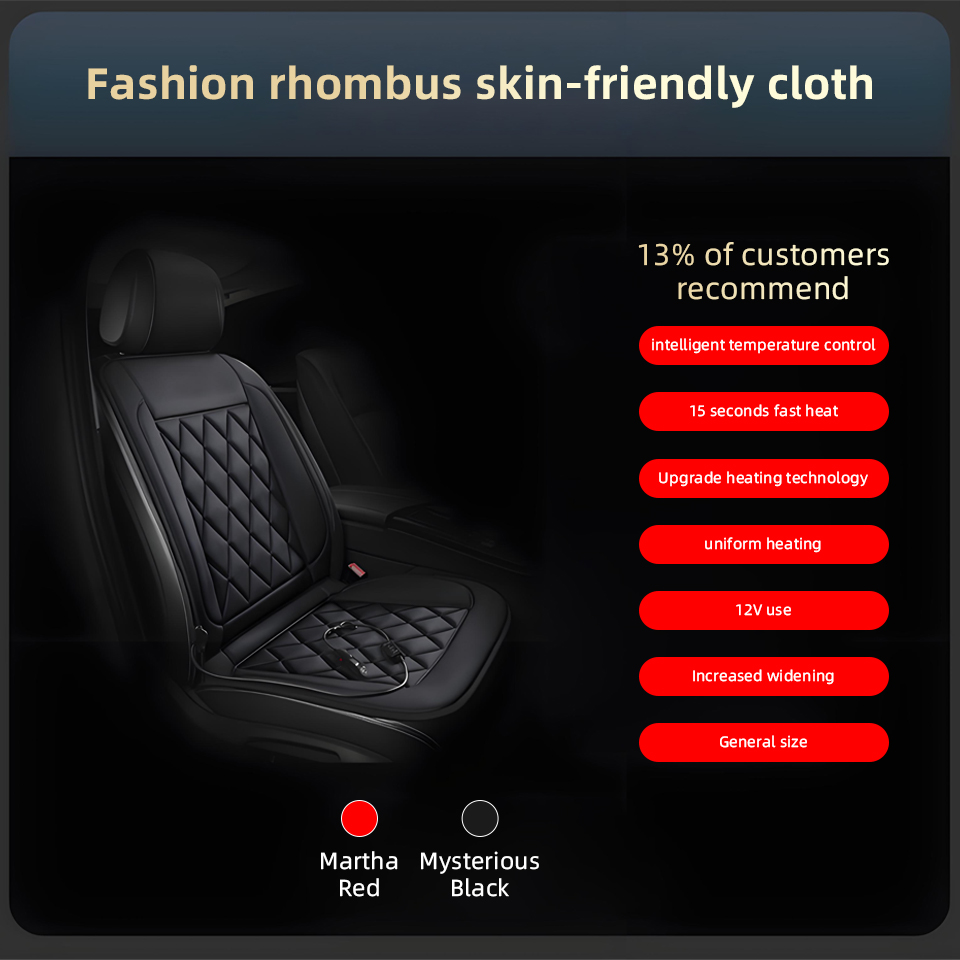 12V Universal Car Heated Seats - Car Seat Cover recension och pris