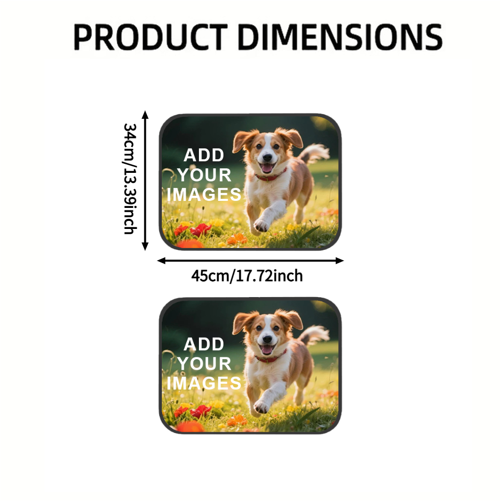 1 Set/2 Sets Custom Car Floor  - Car Floor Mat recension och pris