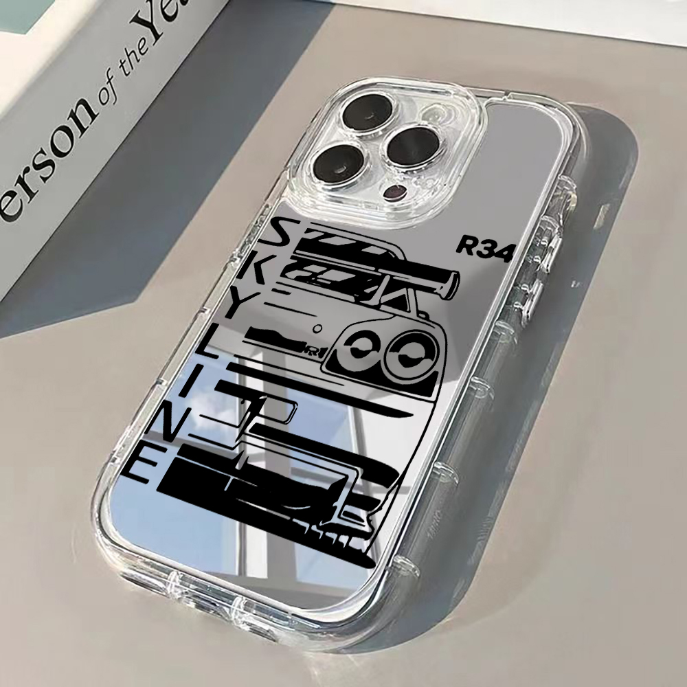 JDM Sports Car Silver Mirror P - Car Mirror recension och pris