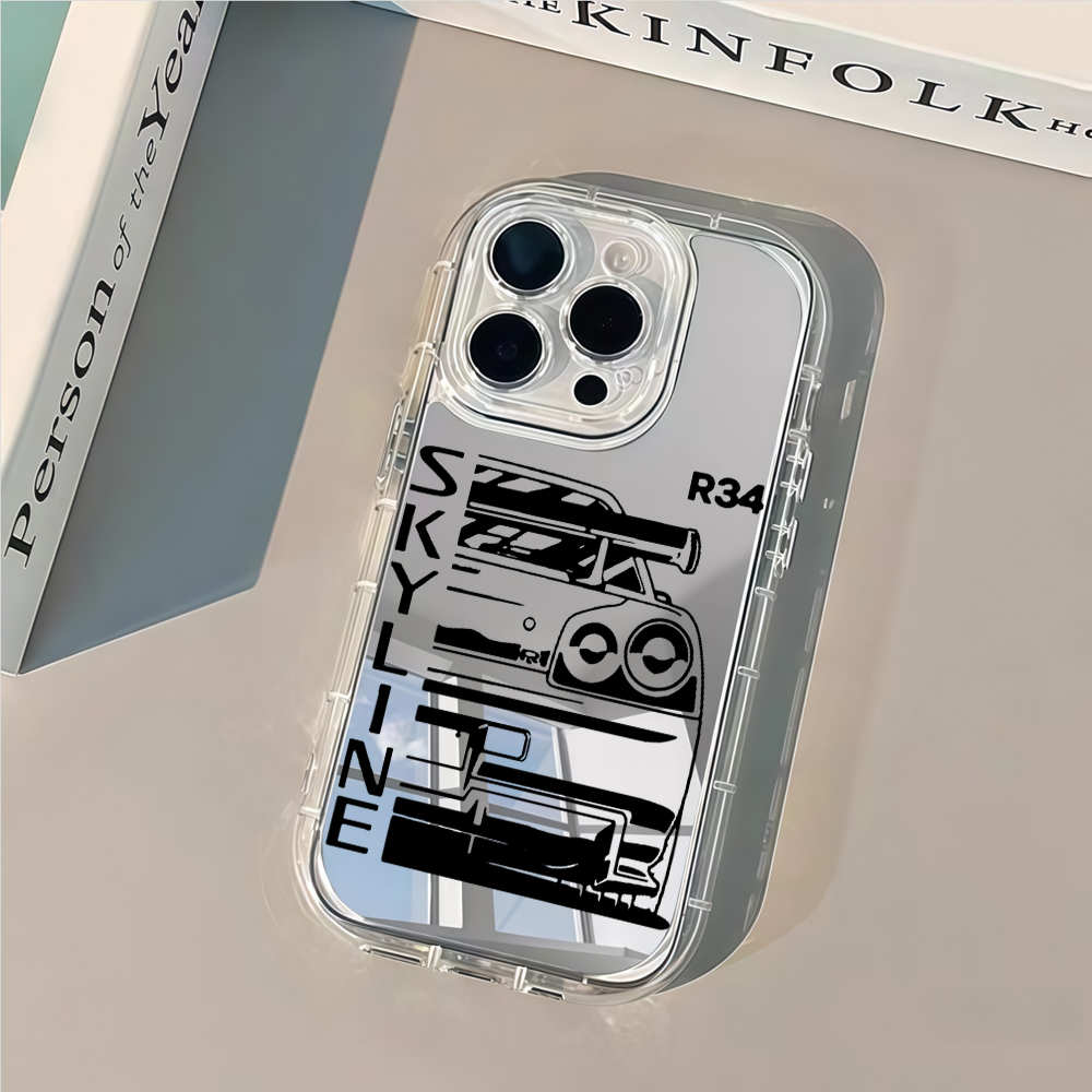 JDM Sports Car Silver Mirror P - Car Mirror recension och pris