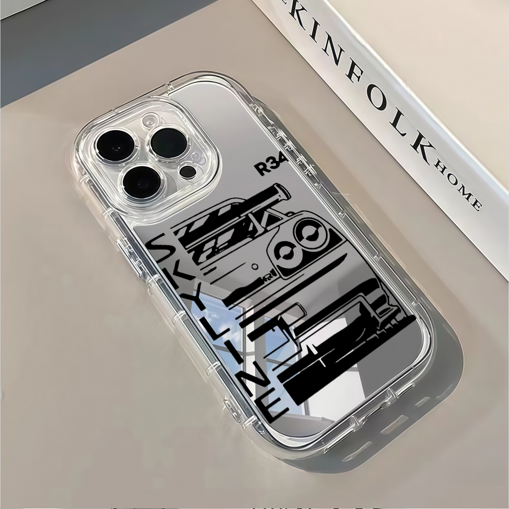 JDM Sports Car Silver Mirror P - Car Mirror recension och pris