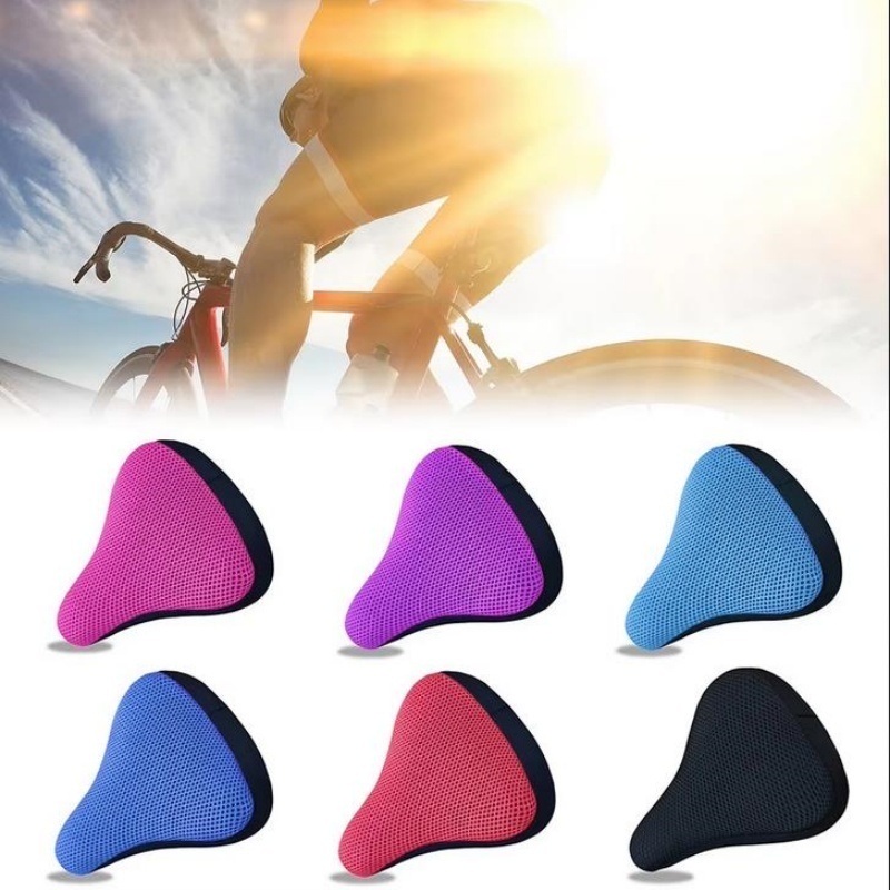 1PC 3D Soft Silicone Bike Seat - Car Seat Cover recension och pris